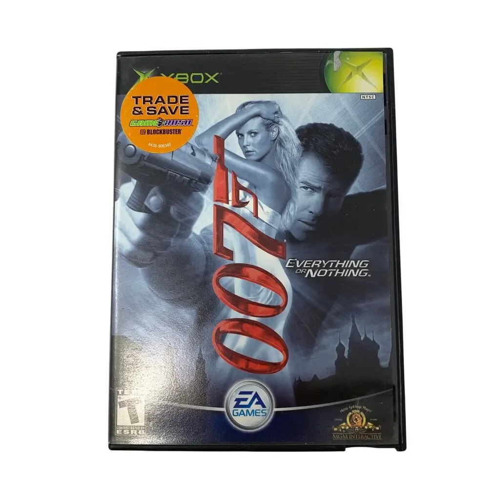 James Bond 007 Everything or Nothing Original Xbox Complete Video Game